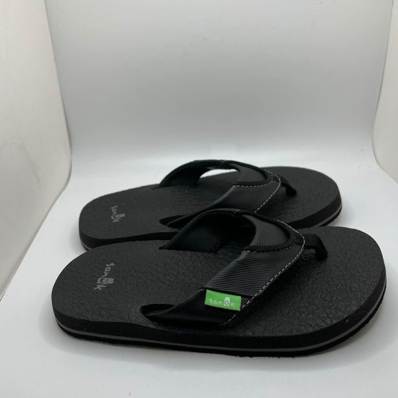 Kids Sanuk Flip Flops Size 11/12 - Picture 4 of 10